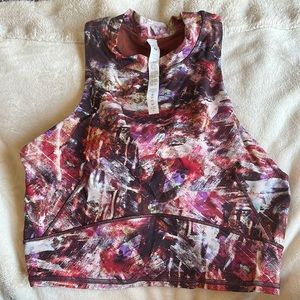 High neck invigorate tank